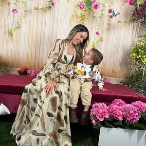 Banana Republic MARTA COTTON-SILK MAXI DRESS